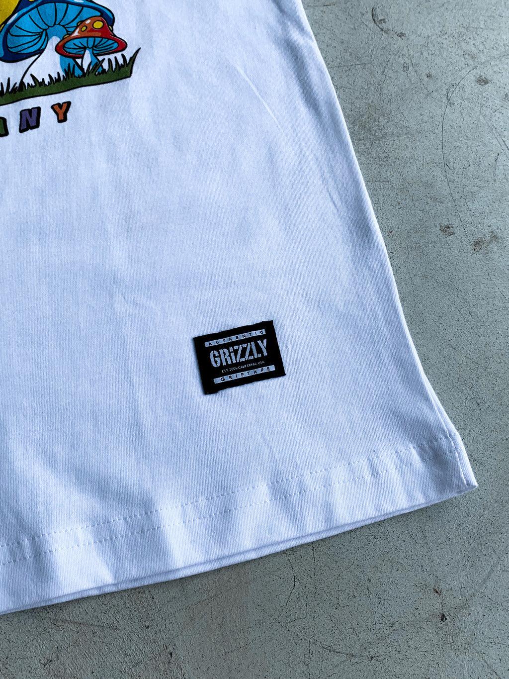 Camiseta Grizzly Sunshine SS TEE - White/Branco - Dreamin Shop BR