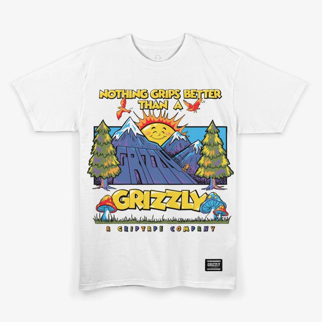 Camiseta Grizzly Sunshine SS TEE - White/Branco - Dreamin Shop BR