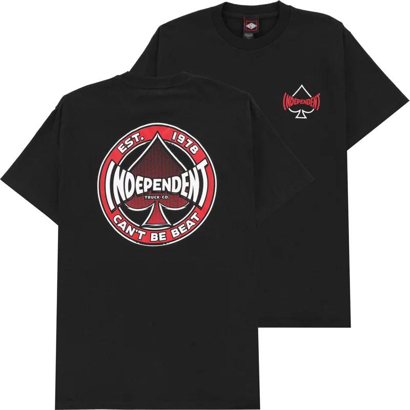 Camiseta Independent skate CANT BE BEAT 78 SS - BLACK/PRETA - Dreamin Shop BR