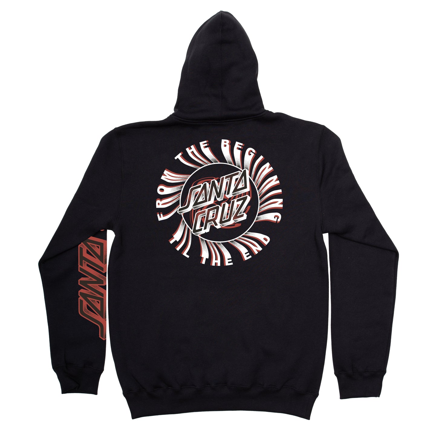Moletom Santa Cruz Canguru fechado BEGINNING DOT HOOD - Black/Preto