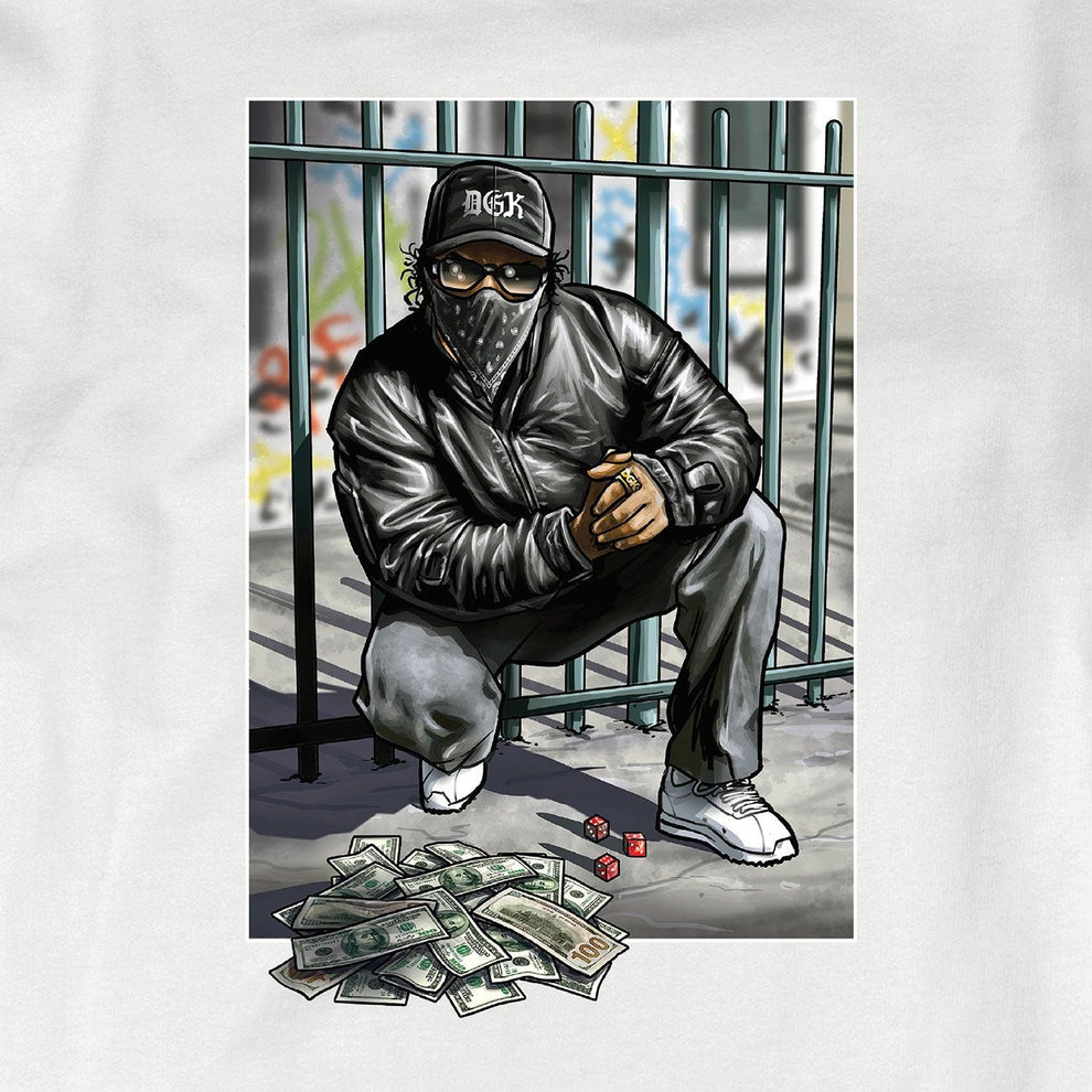 Moletom DGK importado Crewneck Fleece White/Branco M