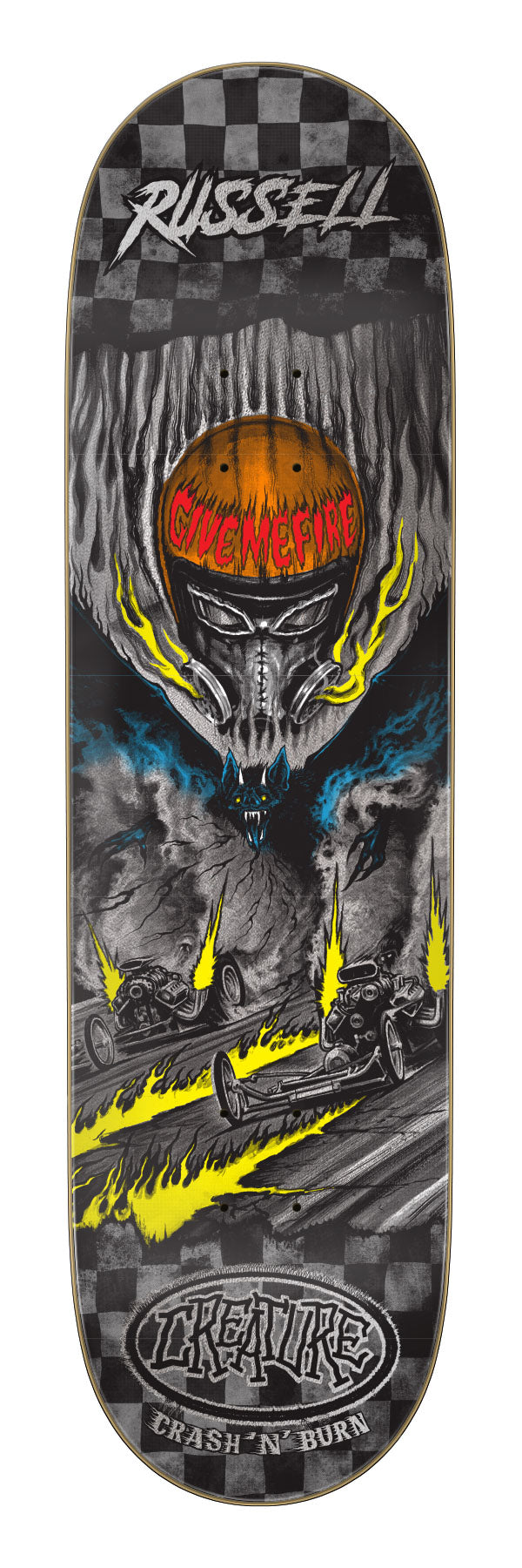 SHAPE CREATURE RUSSEL CRASH AND BURN 8.5"