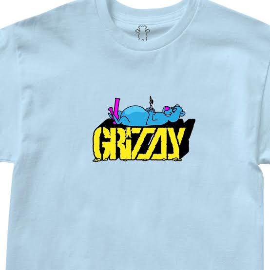Camiseta Grizzly Couch Potato Baby Blue