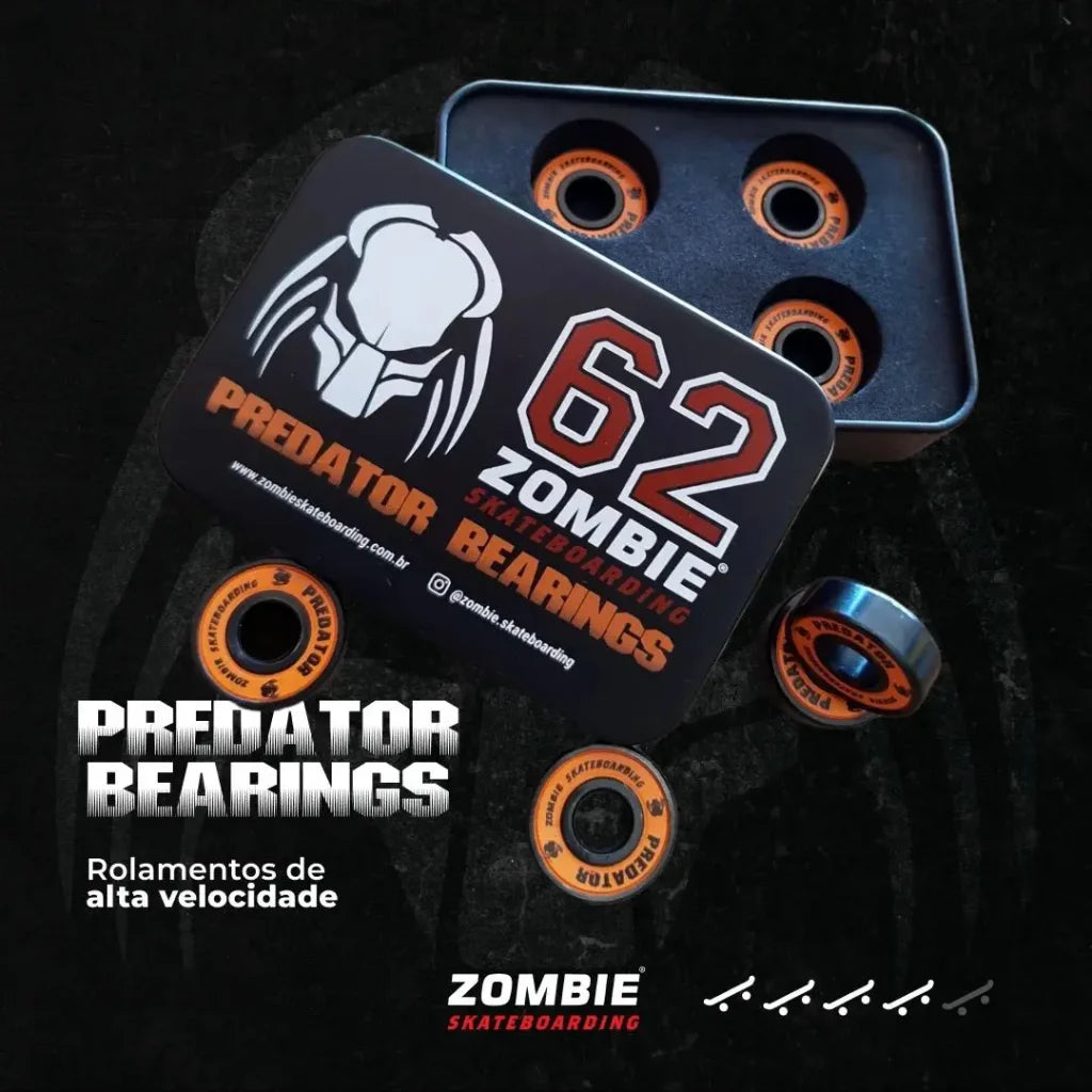 Rolamento Zombie Predator Orange high speed