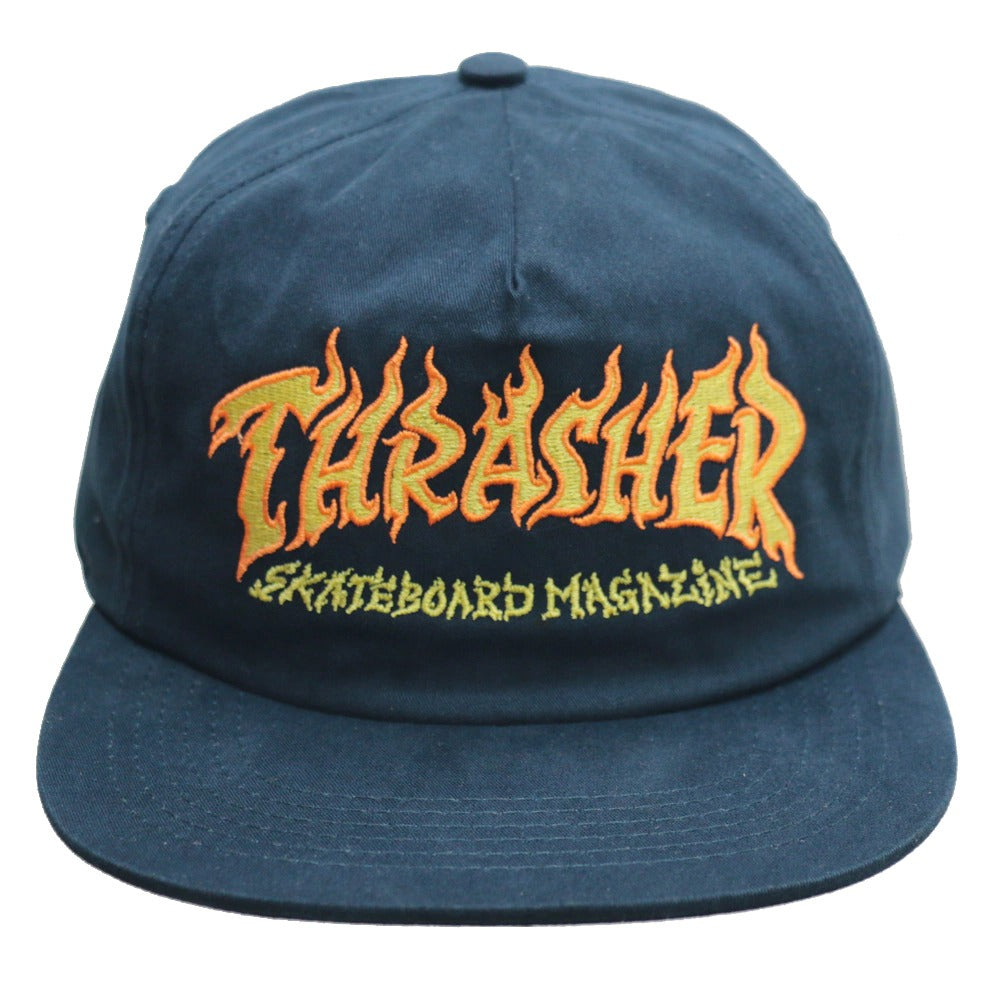 Boné Thrasher Snapback - Fire logo
