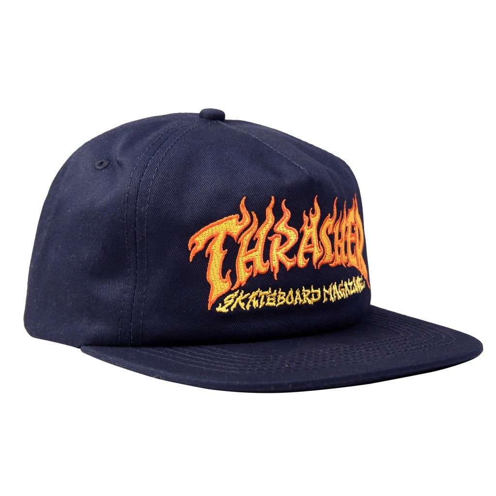 Boné Thrasher Snapback - Fire logo