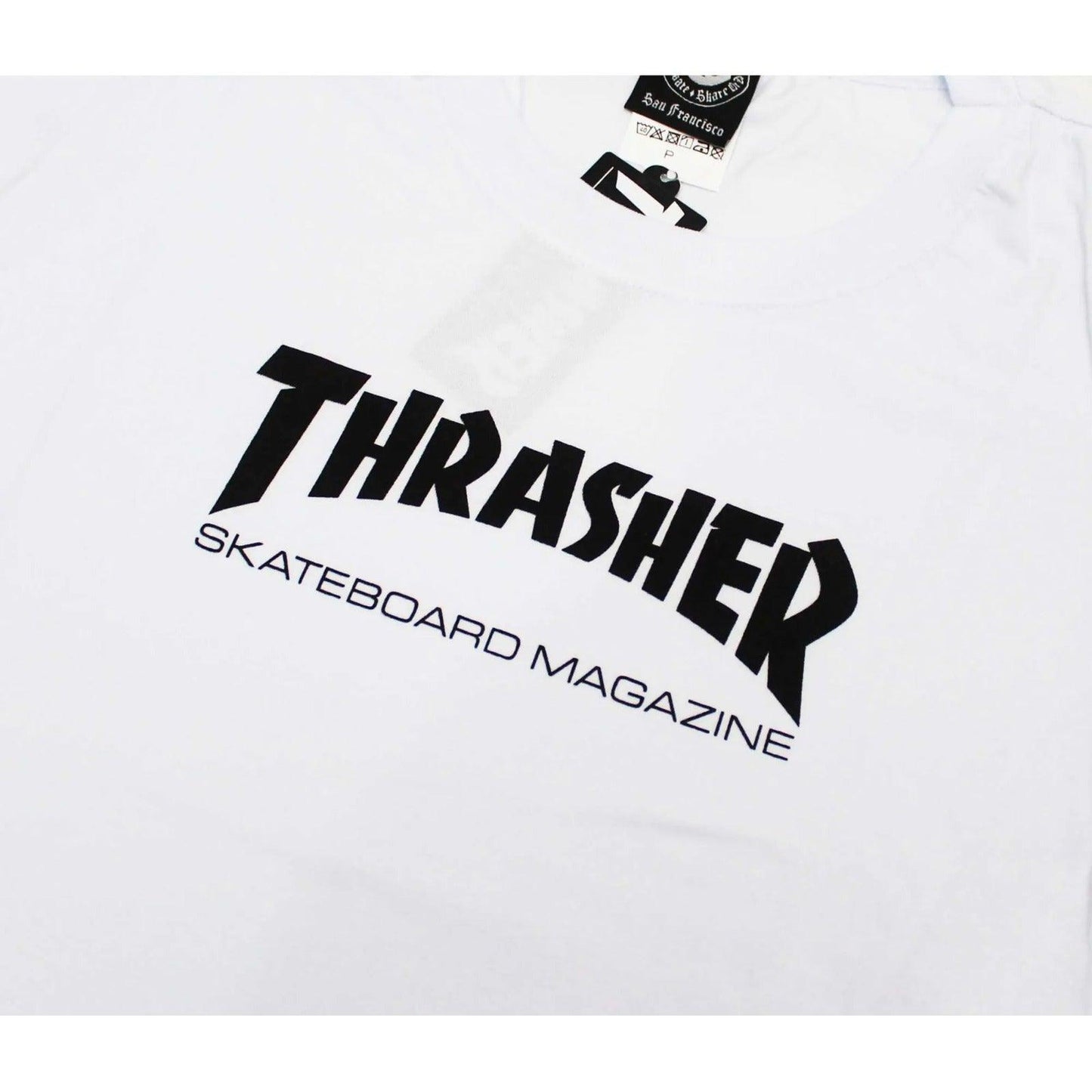 Camiseta Thrasher Magazine Skate Mag Branco