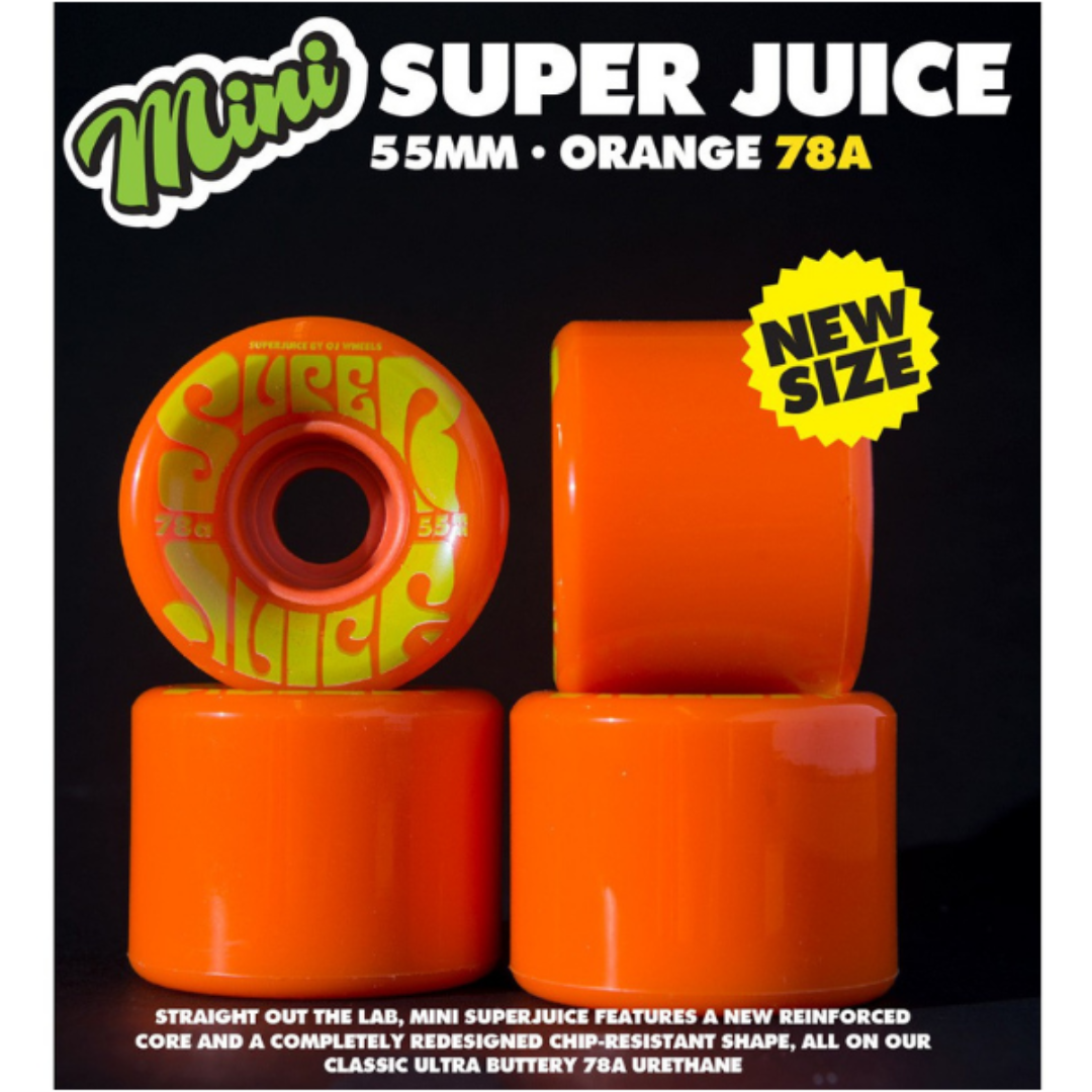 Oj wheels Mini Super Juice Orange 78a 55mm