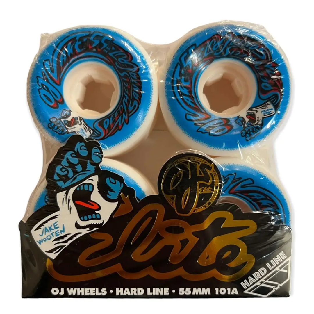 Roda OJ Wooten Screaming cast Elite White Blue 101a 55mm