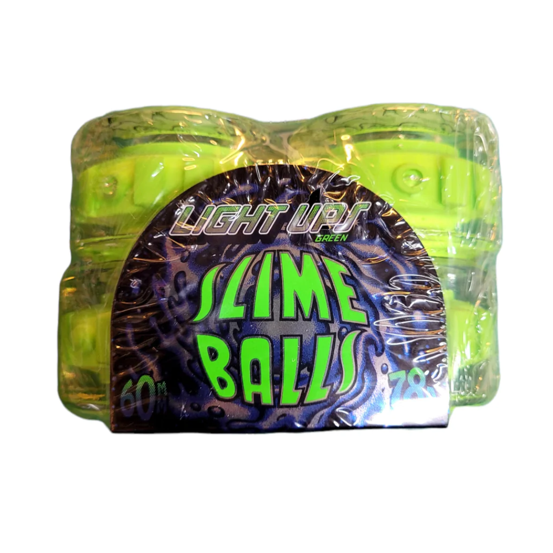 Roda Slime Balls Light UPS Com Rolamentos 60mm 78a