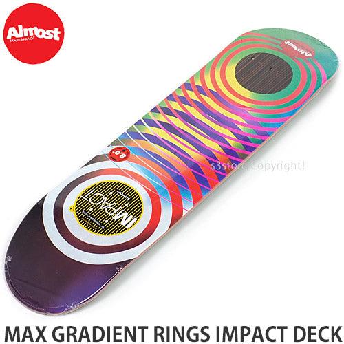 Shape Maple Almost Skateboard MAX Gradient Rings Impact 8.0