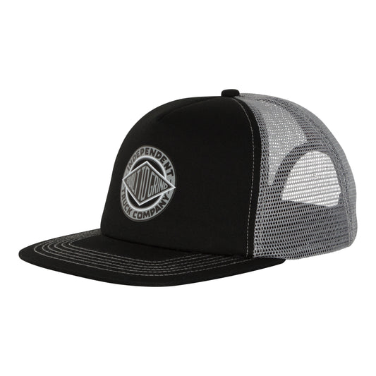 Boné Independent trucker Printed Mesh - BTG Summit Cinza/Preto