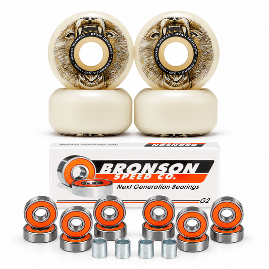 COMBO Roda Bones wheels X-FORMULA 99A V5 SIDECUT DECEZO 54MM 99A + Rolamento Bronson G2 Importado