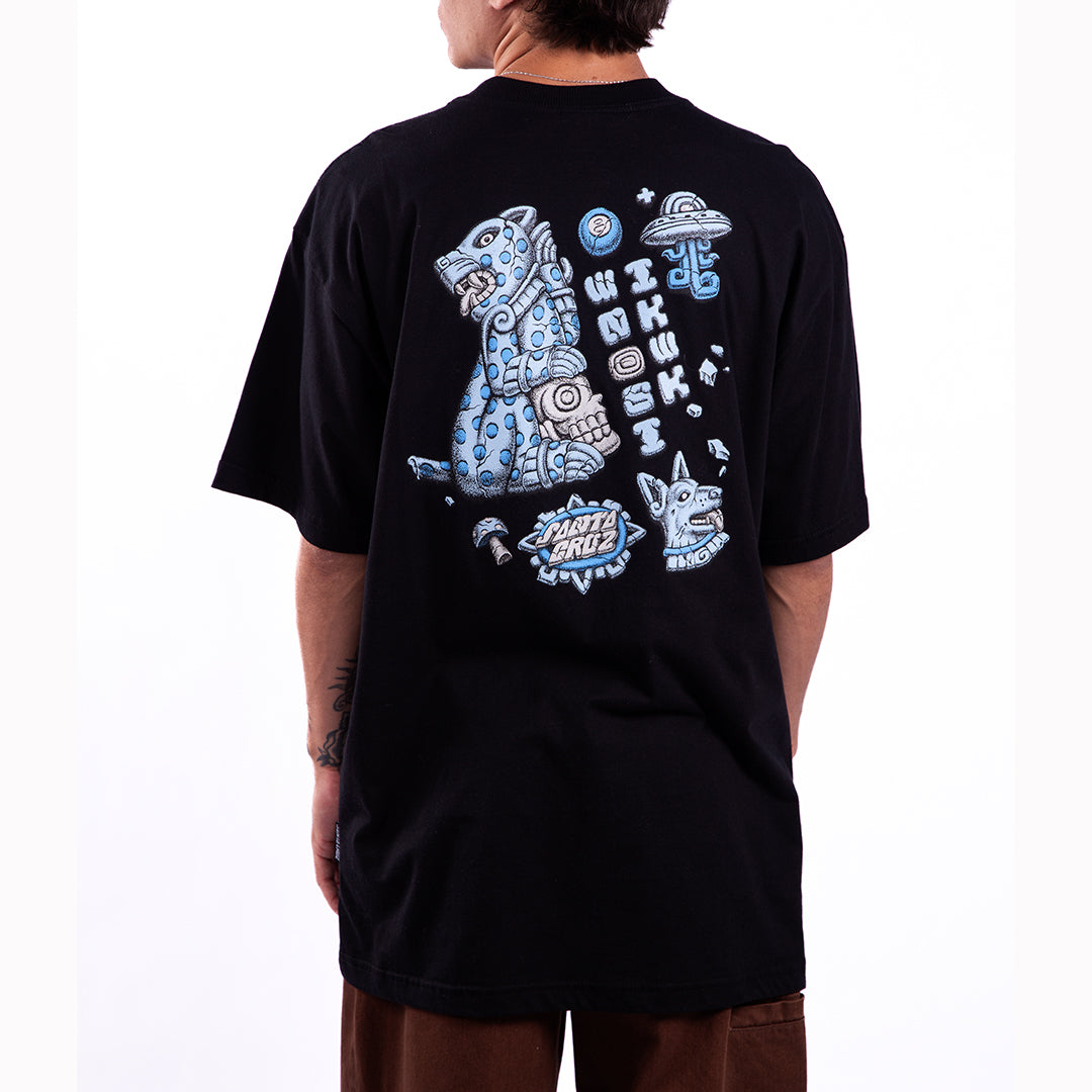 Camiseta Santa Cruz OVERSIZED WINKOWSKI JAGUAR - Black/Preto