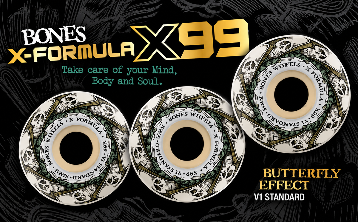 Roda Bones wheels X-Formula Butterfly Effect V1 Standard 99a 52mm
