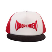 Boné Independent Trucks Hat Snapback Span Mesh - White/Red