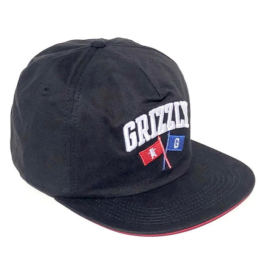 Boné Grizzly Tried And True Strapback - Black