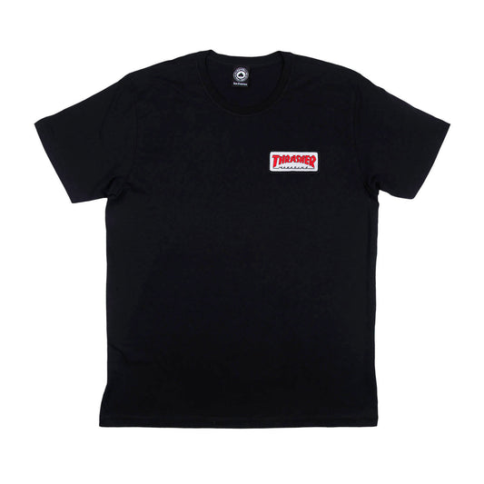 Camiseta Thrasher PATCH LOGO -  Black/Preta