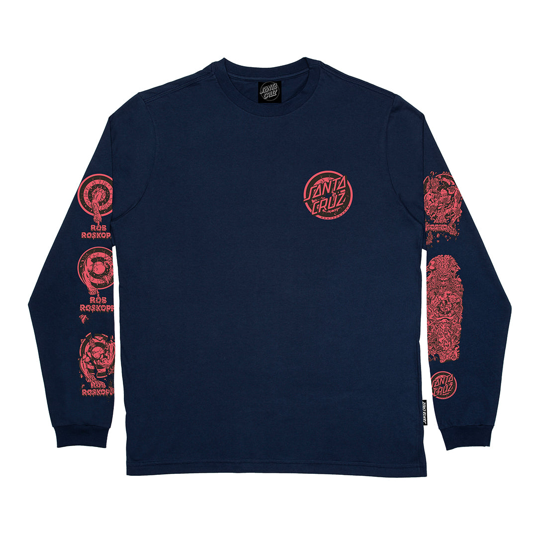 CAMISETA MANGA LONGA ROB ROSKOPP REVOLUTION - Azul Marinho/blue