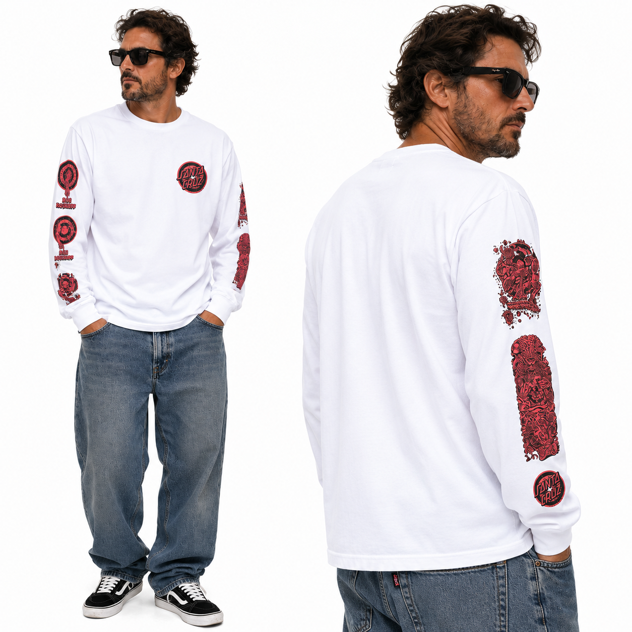 CAMISETA MANGA LONGA ROB ROSKOPP REVOLUTION - Branca/white