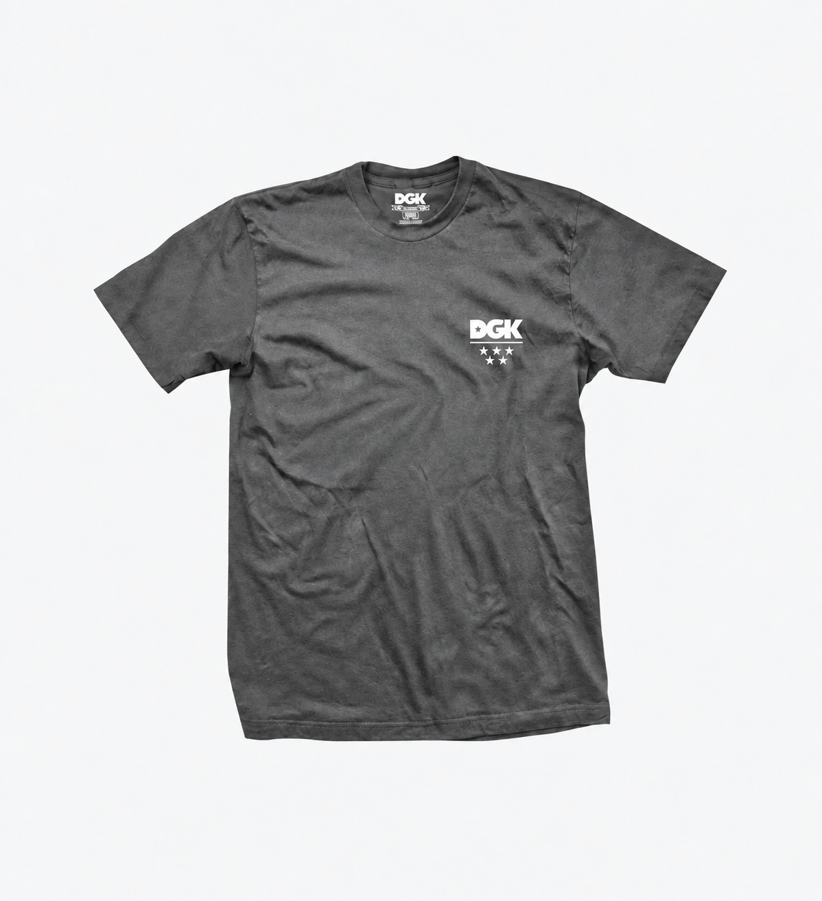 Camiseta Importada  DGK - ALL STAR MINI LOGO  Cinza Chumbo/Charcoal  (P)
