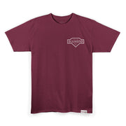 Camiseta Diamond Supply - VINTAGE TEE  - Bordo