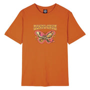 Camiseta Feminina Santa Cruz  Galactic Butterfly -  Brown/Marrom Claro