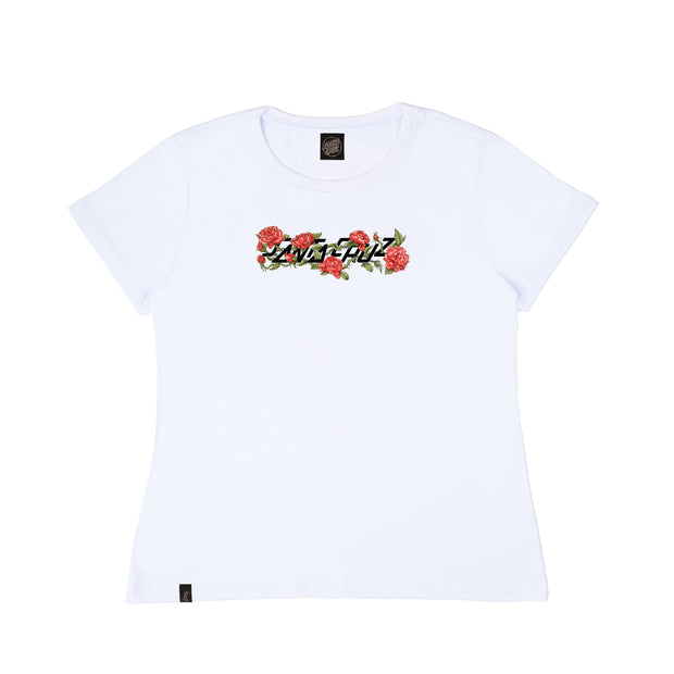 Camiseta Feminina Santa Cruz Rosary Strip -  White/branca