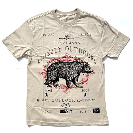 Camiseta Grizzly Certifed Tee Sand/Bege