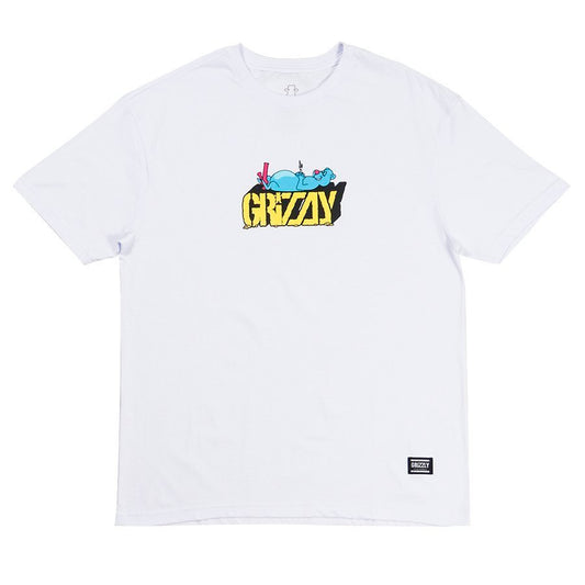 Camiseta Grizzly Couch Potato White/Branco