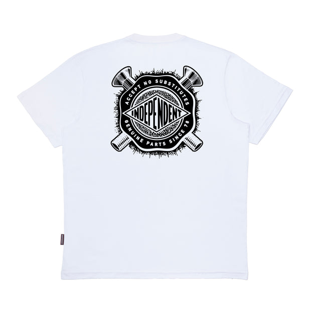 Camiseta Independent skate GP SEALED SS -  White/Branca