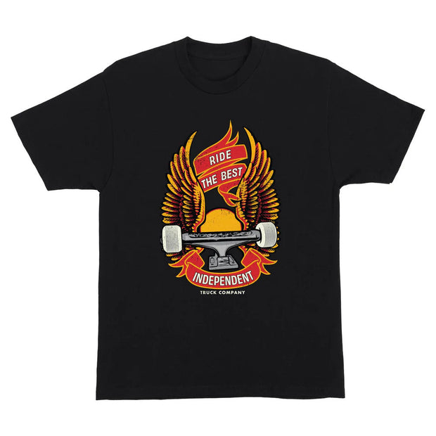 Camiseta Independent skate RIDE FREE -  Black