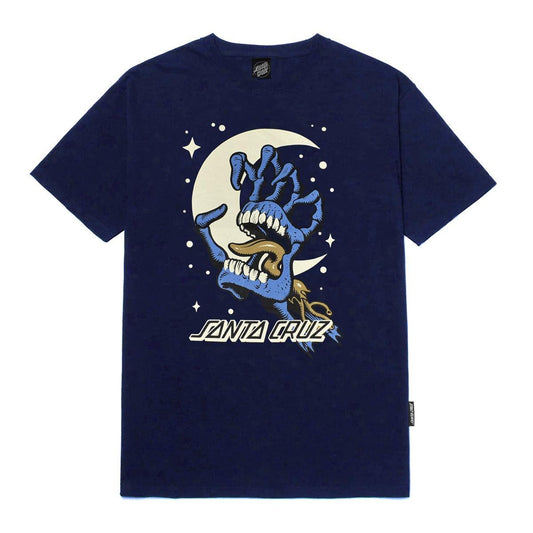 Camiseta Santa Cruz  COSMIC BONE HAND Blue Navy