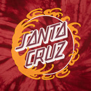 Camiseta Santa Cruz ESPECIAL TIDAL DOT TIE DYE SS - VERMELHO/RED
