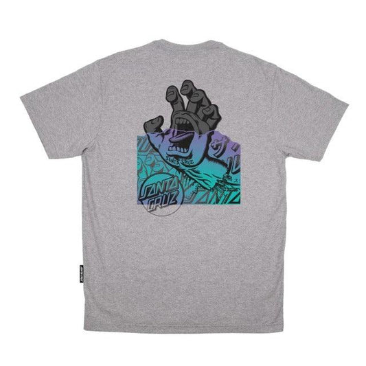 Camiseta Santa Cruz Screaming Hand Divide Cinza