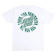 Camiseta Santa Cruz skate BEGINNING DOT SS -  Branca/white