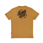 Camiseta Santa Cruz skate  ERODE DOT MONO - Marrom Claro / Brown
