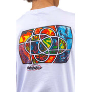 Camiseta Santa Cruz skate HOSOI IRIE EYE -  White/branco