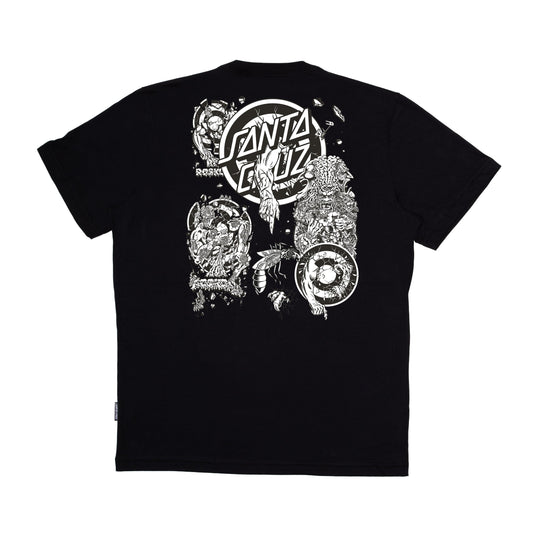 Camiseta Santa Cruz skate ROSKOPP EVO 2 -  Black/Preto