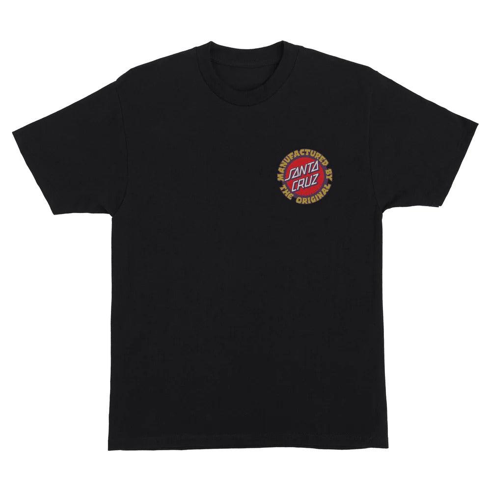 Camiseta Santa Cruz skate SPEED MFG DOT SS - Preto/Black