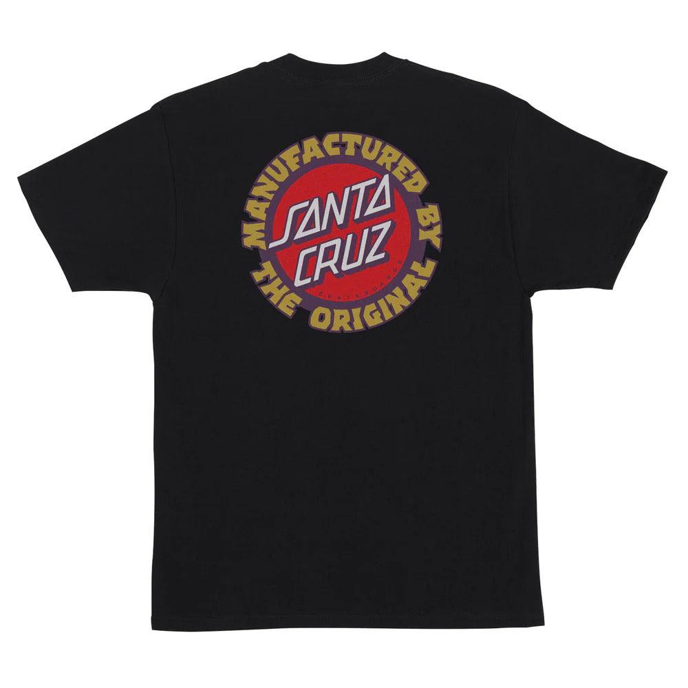 Camiseta Santa Cruz skate SPEED MFG DOT SS - Preto/Black