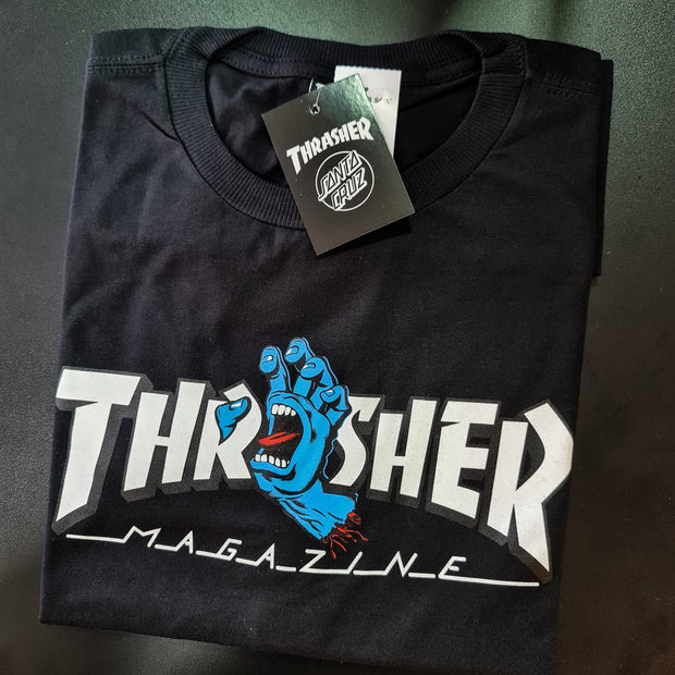 Camiseta Thrasher Magazine Screaming Logo ss x Santa Cruz Collab
