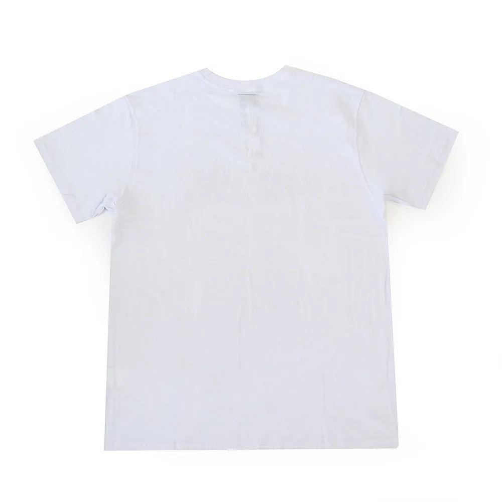 Camiseta Thrasher magazine Double FLAME LOGO white