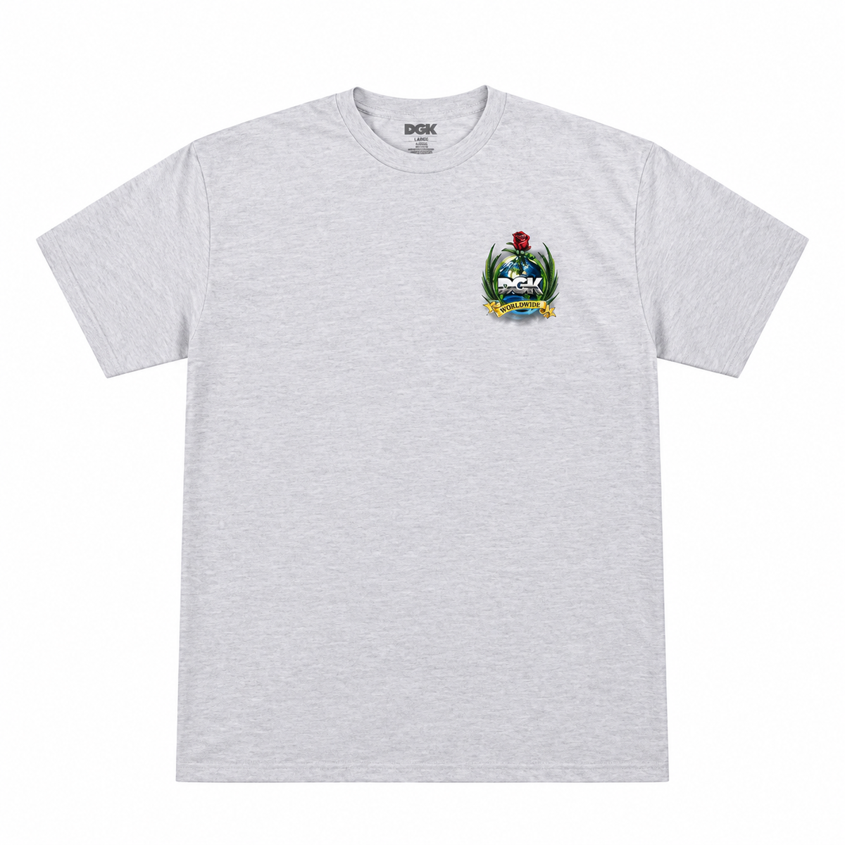 Camiseta Importada DGK - GLOBAL TEE Cinza/Grey