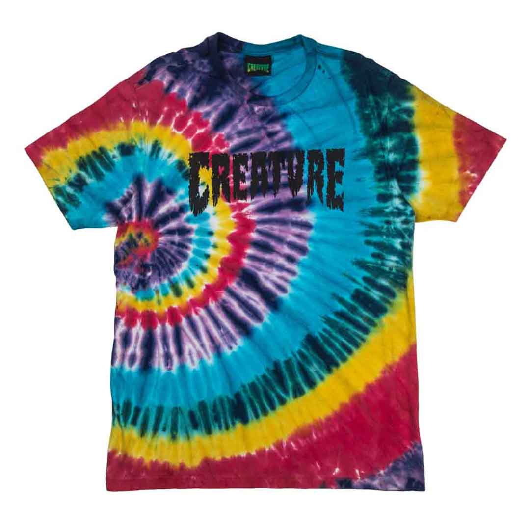 Camiseta Creature ESPECIAL SHREDDED TIE DYE - Colorfull