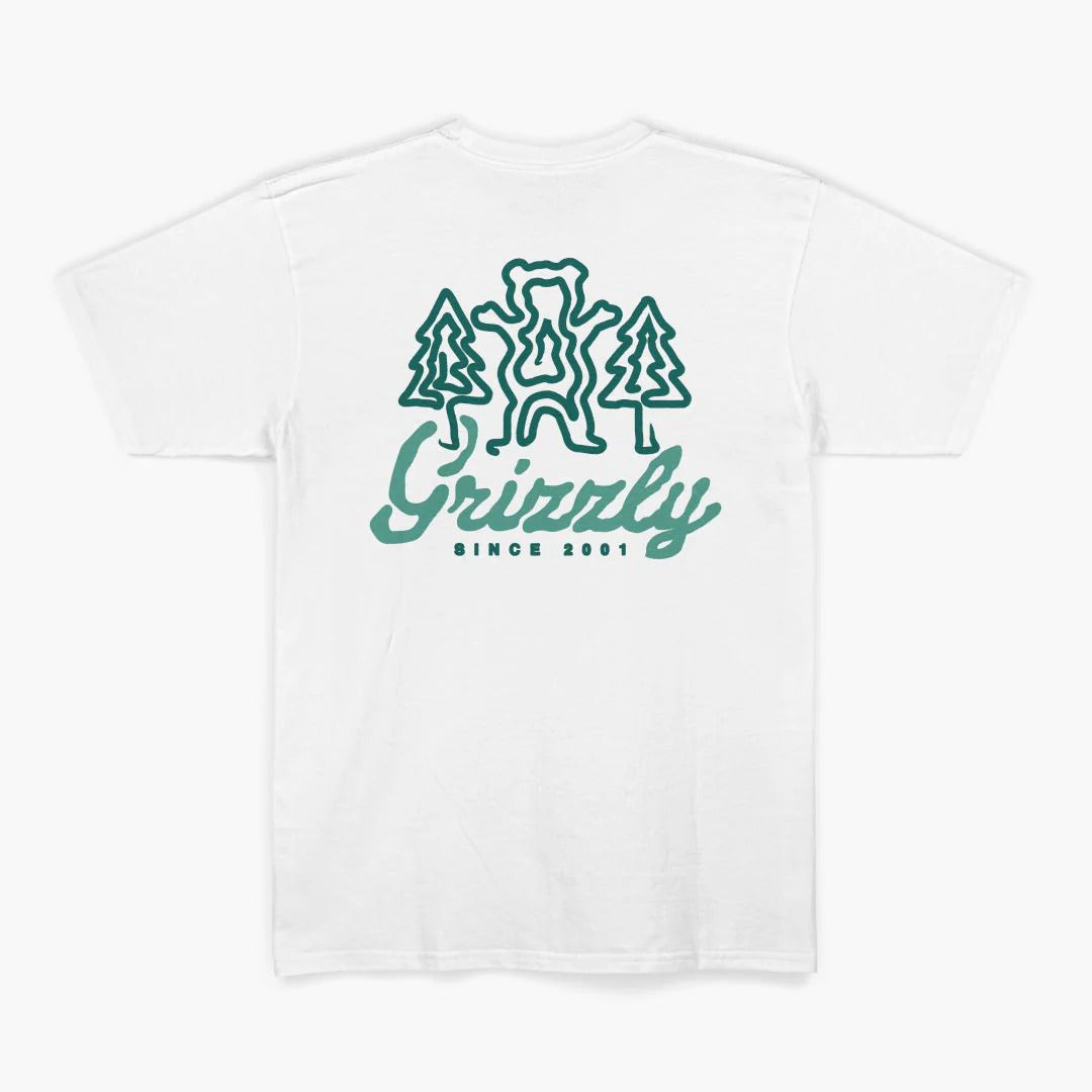 Camiseta Grizzly  GRIZZLY WINDY CREEK SS TEE  - White/Branco