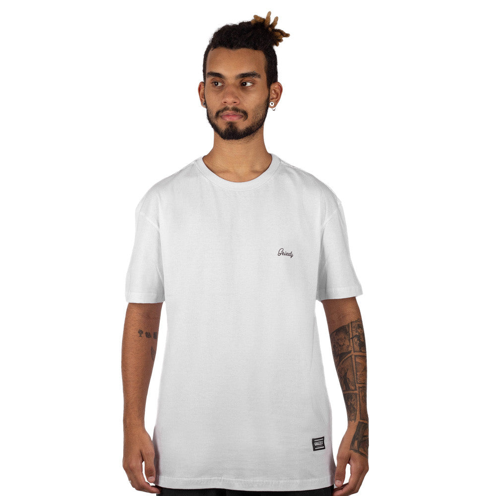 Camiseta Grizzly Hitch Hike White/Branca