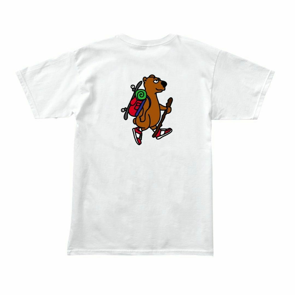 Camiseta Grizzly Hitch Hike White/Branca