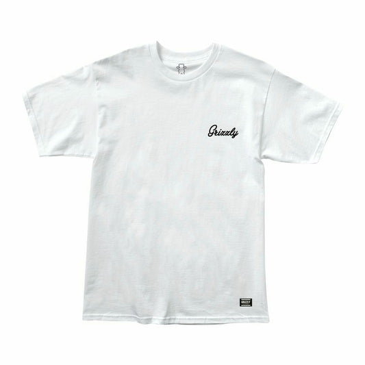 Camiseta Grizzly Hitch Hike White/Branca
