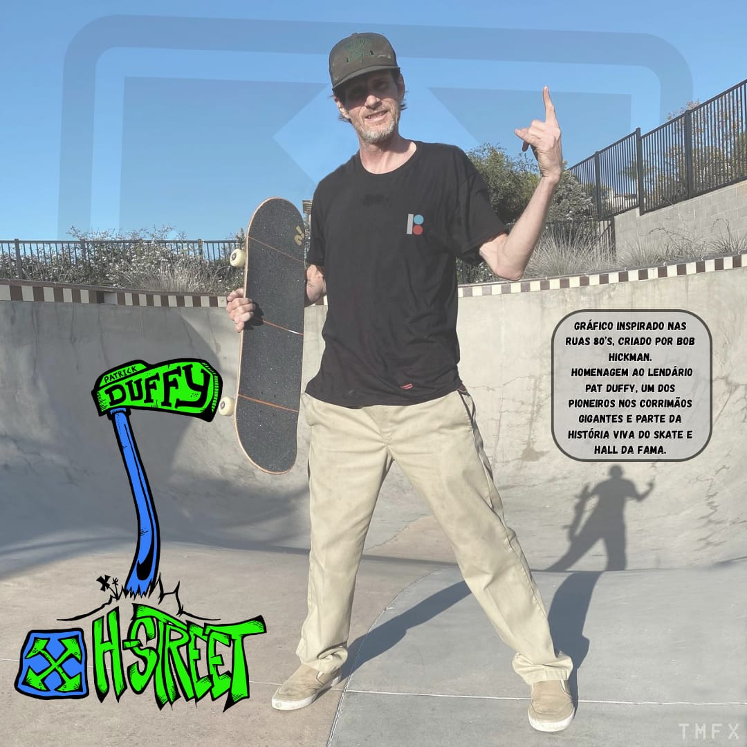 Camiseta H-Street DUFFY STREET SCENE TEE - Preto/Black